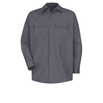 Red Kap SC70 Men's Long Sleeve Deluxe Heavyweight Cotton Shirt
