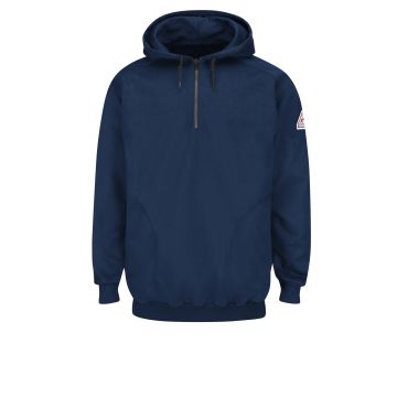 Bulwark SEH8 Men's 12Oz Excel Fr Flc Hooded Sweatshirt