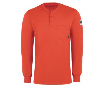 Bulwark SEL2 Men's Fr Lightweight Henley- Ch - Orange