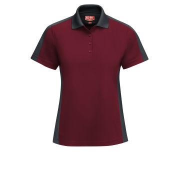 Red Kap SK53 Women's Short Sleeve Performance Knit Two-Tone Polo