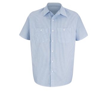 Red Kap SL20 Men's Short Sleeve Industrial Stripe Work Shirt