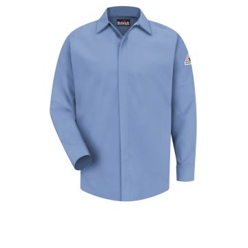 Bulwark SLS2 Men's Gripper Front Long Sleeve Shirt 7Oz Cmftouch