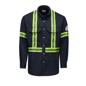 Bulwark SMUC Men's Tecasafe Shirt W/Striping