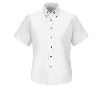 Red Kap SP81 Women's Short Sleeve Poplin Dress Shirt