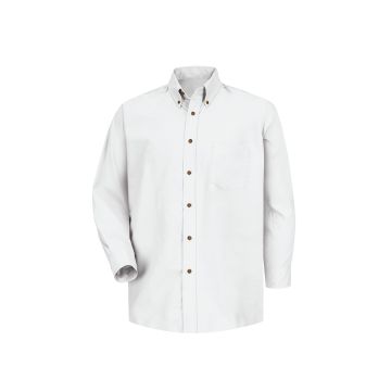 Red Kap SP90 Men's Long Sleeve Button Down Poplin Shirt