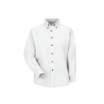 Red Kap SP91 Women's Long Sleeve Button Down Dress Shirt