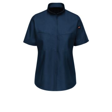 Red Kap SX45 Women's Short Sleeve Performance Pro+ Work Shirt with OilBlok + Mimix