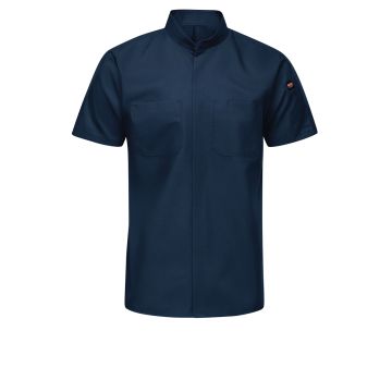 Red Kap SX46 Men's Short Sleeve Two Tone Pro+ Work Shirt with OilBlok and MIMIX