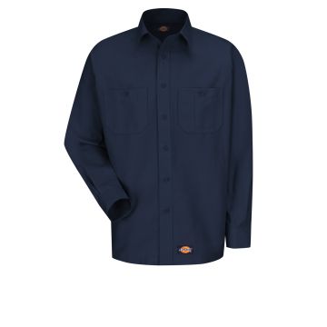 Dickies WS10 Men's Long Sleeve Black Canvas Workshirt