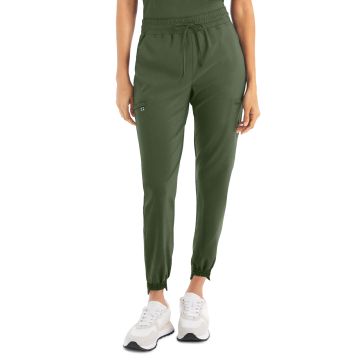 White Cross WB415 Women's Six-Pocket Hi-Low Leg Cuffs Jogger Pant