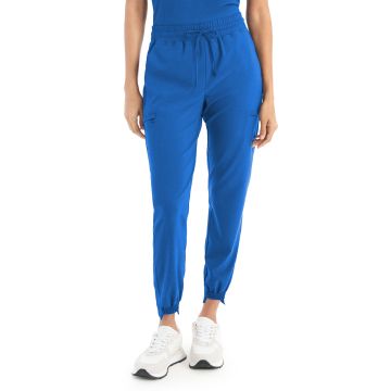 White Cross WB415 Women's Six-Pocket Hi-Low Leg Cuffs Jogger Pant - Royal