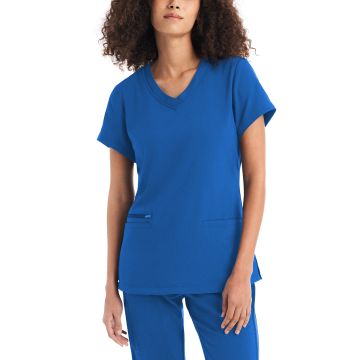 White Cross WT127 Women's Three-Pocket V-Neck Top - Royal