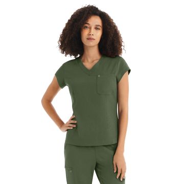 White Cross WT128 Women's One-Pocket V-Neck Top