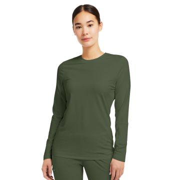 White Cross WT130 Women's Crewneck Underscrub Tee - Olive
