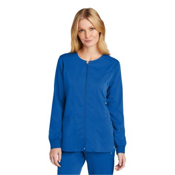 Wink WW4088 Wink &#153;  Women's Premiere Flex &#153;  Full-Zip Scrub Jacket WW4088 - Royal
