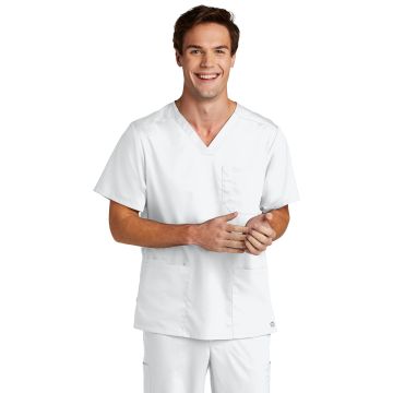 Wink WW5068 Wink &#153;  Men's Premiere Flex &#153;  V-Neck Top WW5068 - White