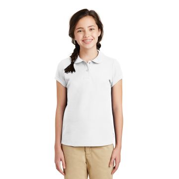Port Authority &  Girls Silk Touch &#153;  Peter Pan Collar Polo. YG503