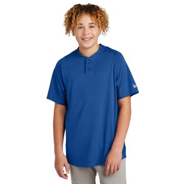New Era YNEA221 New Era Youth Diamond Era 2-Button Jersey. YNEA221 - Royal