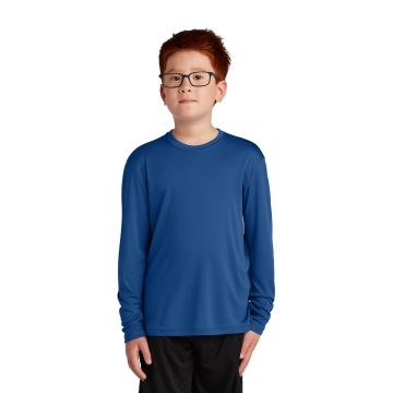 Sport-Tek YST350LS Sport-Tek Youth Long Sleeve PosiCharge Competitor Tee. YST350LS - Royal