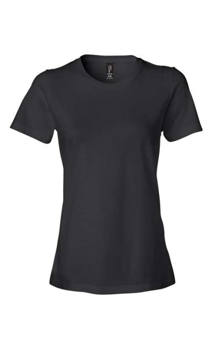 Gildan 880 Softstyle® Women’s Lightweight T-Shirt - S - Black