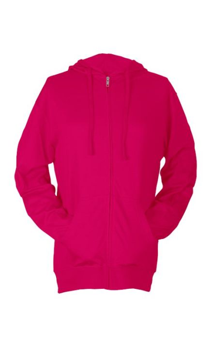 Tultex 260 Unisex Beach Full-Zip Hooded Long Sleeve T-Shirt