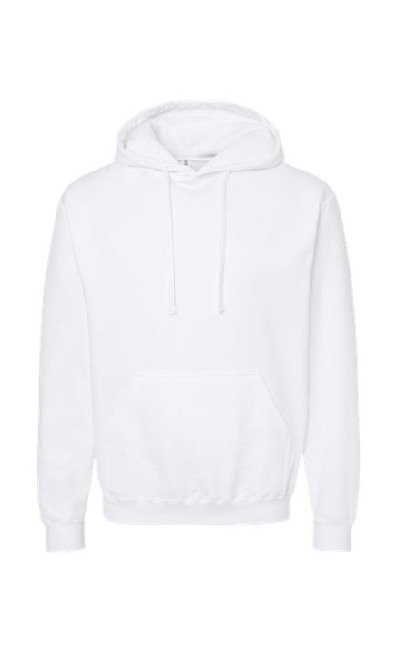 Tultex 320 Unisex Fleece Hooded Sweatshirt - XL - White