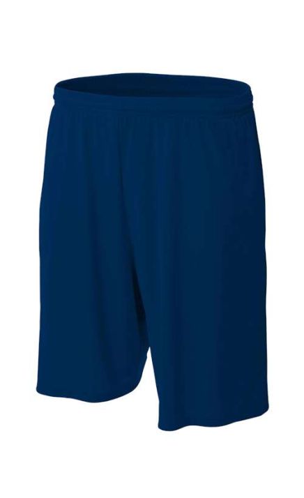 A4 N5338 9 Moisture Management Shorts with Side Pockets