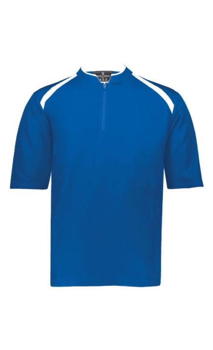 Holloway 229581 Clubhouse Short Sleeve Quarter-Zip Pullover