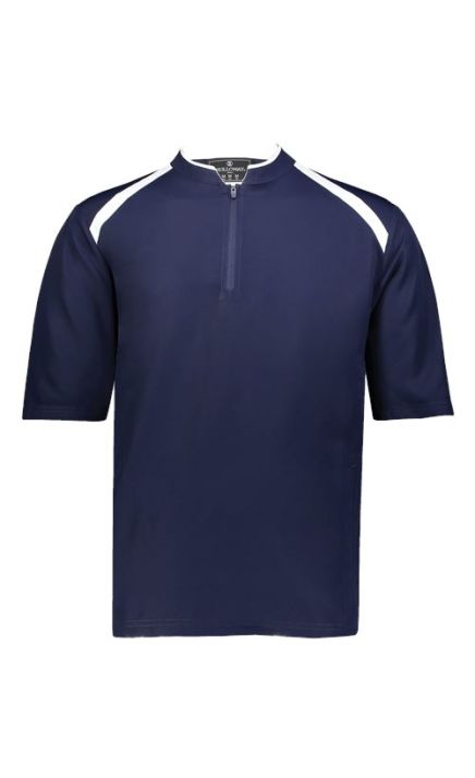 Holloway 229681 Youth Clubhouse Short Sleeve Quarter-Zip Pullover