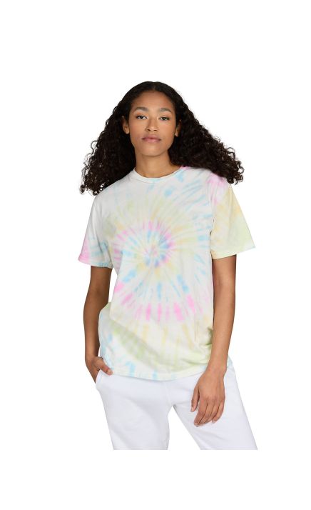 US Blanks 2000SW Unisex Made in USA Swirl Tie-Dye T-Shirt