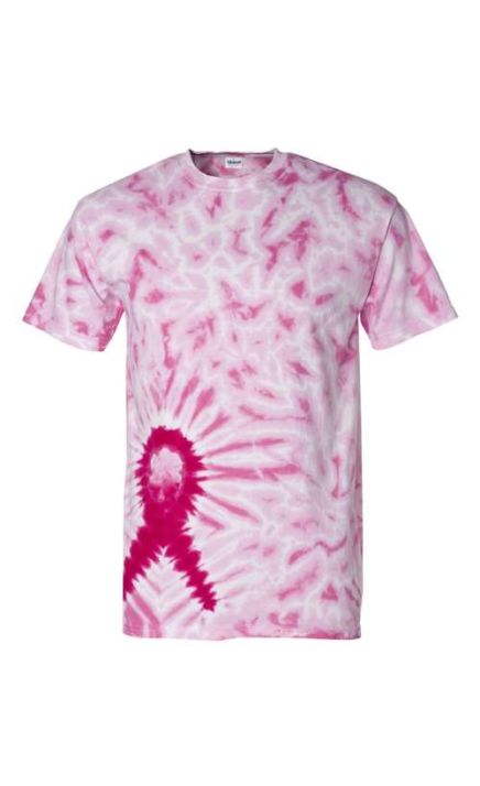 Dyenomite 200AR Awareness Ribbon Tie-Dyed T-Shirt