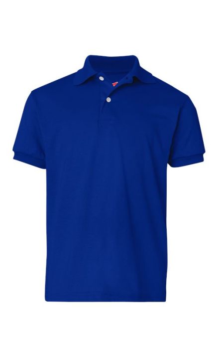 Hanes 054Y Youth Ecosmart Jersey Polo