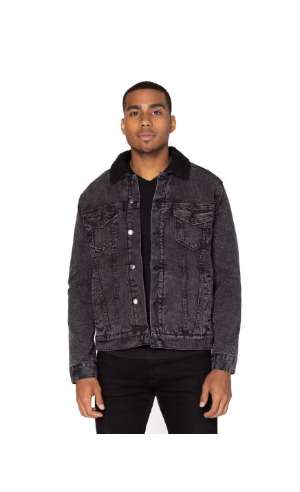 Threadfast Apparel 372J Unisex Sherpa-Lined Denim Jacket