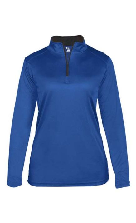 Badger 4103 Women's B-Core Quarter-Zip Pullover