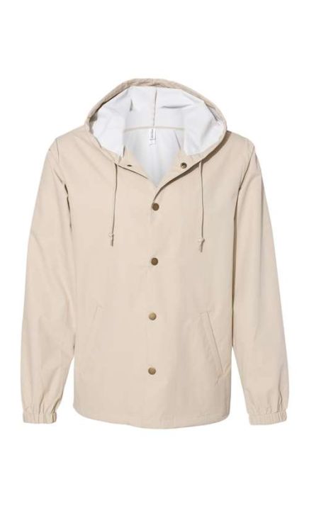 Independent Trading Co. EXP95NB Water-Resistant Hooded Windbreaker