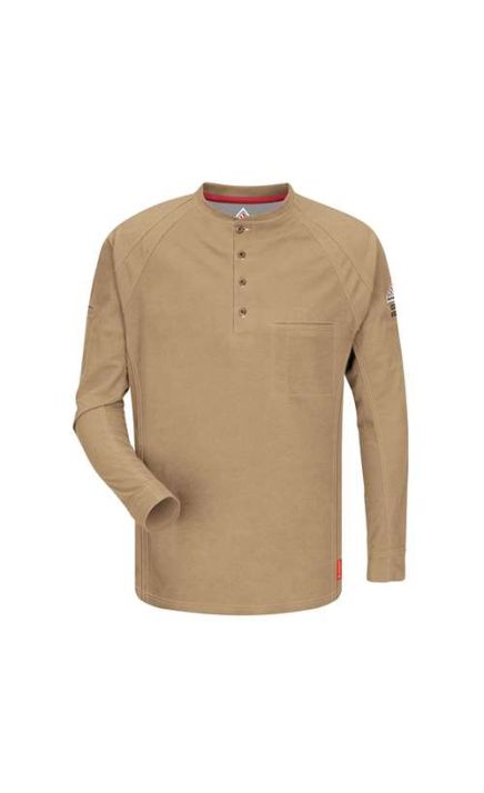 Bulwark QT20 Long Sleeve Henley