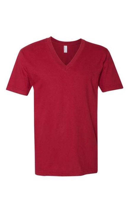 American Apparel 2456W Fine Jersey V-Neck T-Shirt