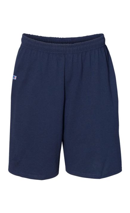 Russell Athletic 25843M Cotton Classic Jersey Shorts with Pockets