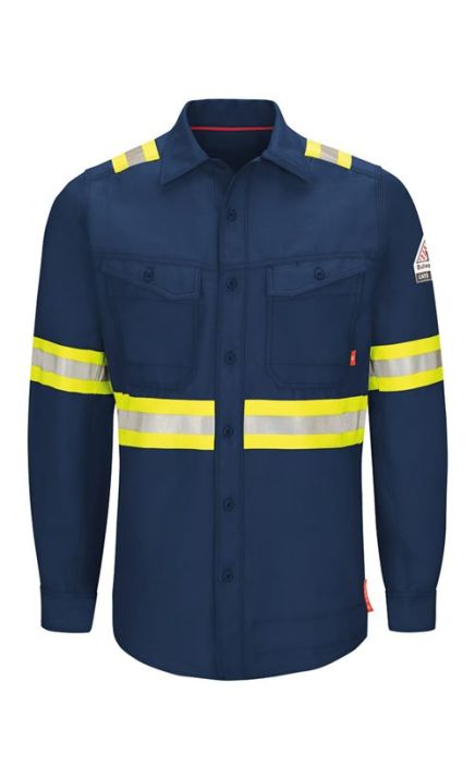 Bulwark QS40E iQ Series Endurance Enhanced Visibility Work Shirt