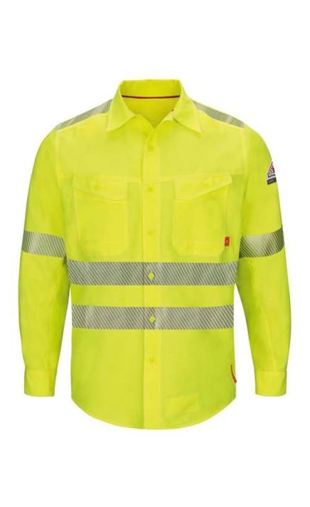 Bulwark QS40HVL iQ Series Endurance Work Shirt ANSI Class 3 Type R - Long Sizes
