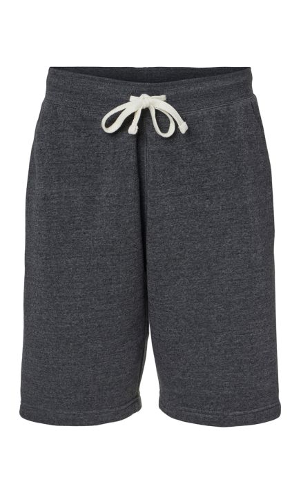 J America 8855JA Unisex Triblend Fleece Short