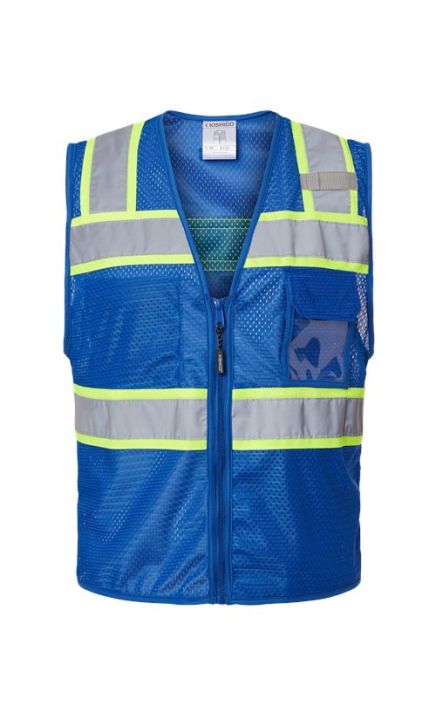 Kishigo B150-156 EV Series Enhanced Visibility 3 Pocket Mesh Vest