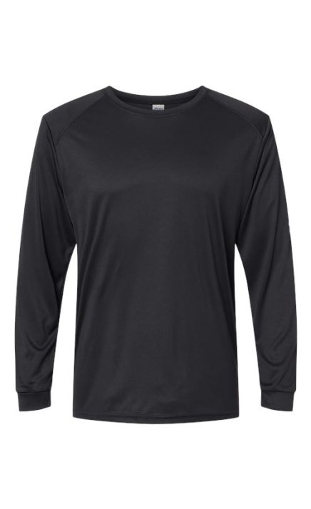 Paragon 210 Long Islander Performance Long Sleeve T-Shirt - 3XL - Black