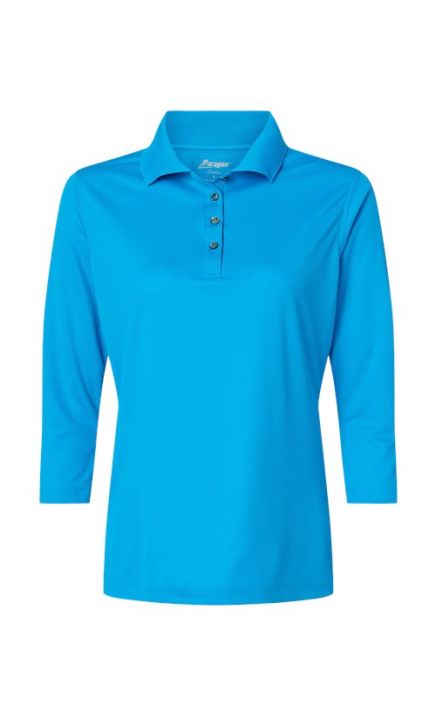 Paragon 120 Women's Lady Palm Three-Quarter Sleeve Polo