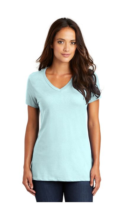 District DM1170L Women's Perfect Weight V-Neck Tee
