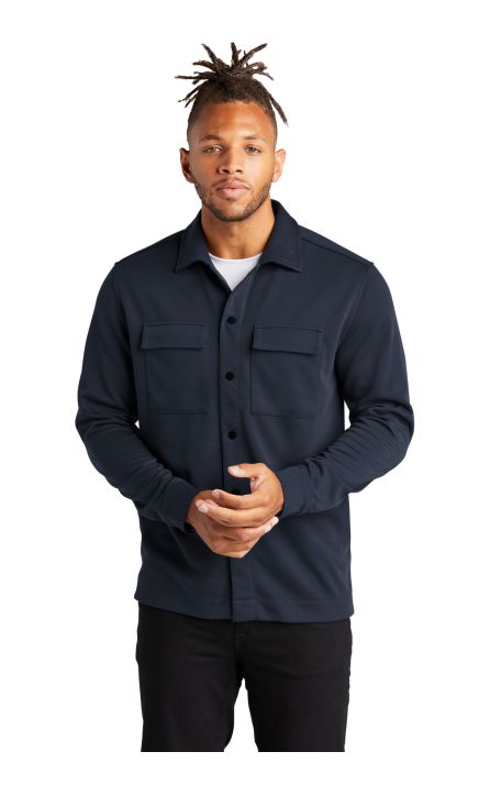 Mercer+Mettle MM3004 Double-Knit Snap Front Jacket