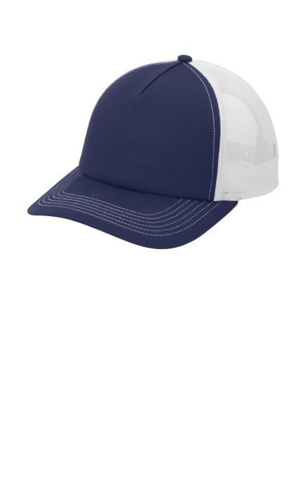 Port Authority C115LP Low-Profile Snapback 5-Panel Trucker Cap