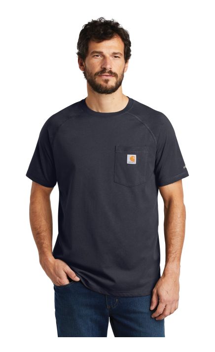 Carhartt Force Cotton Delmont Short Sleeve T-Shirt. CT100410