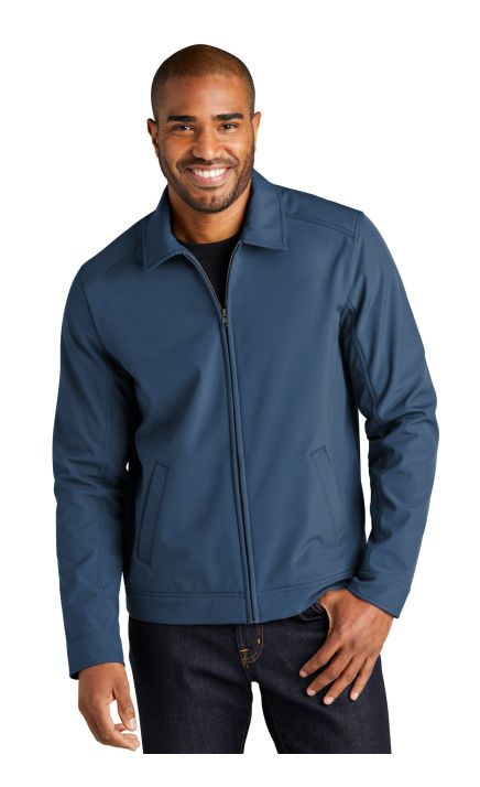 Soft shell jacket embroidery on sale