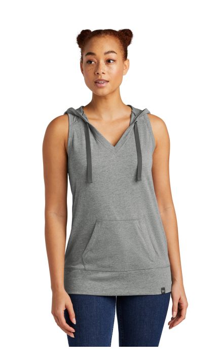 New Era Women's Heritage Blend Hoodie Tank. LNEA106